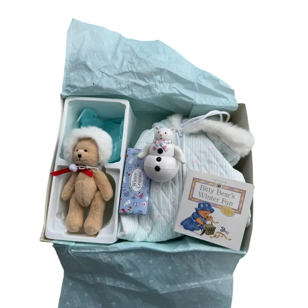 American Girl Vintage 1997 Bitty Baby Snowsuit and Bitty Bear Set